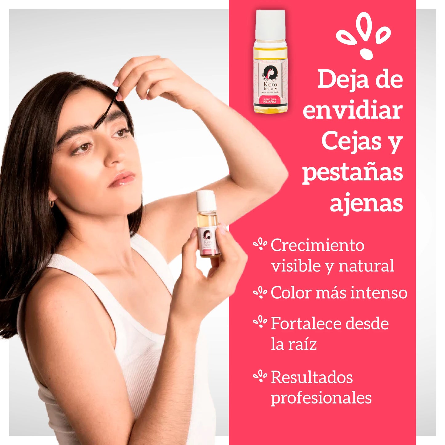 Suero para crecimiento de cejas y pestañas