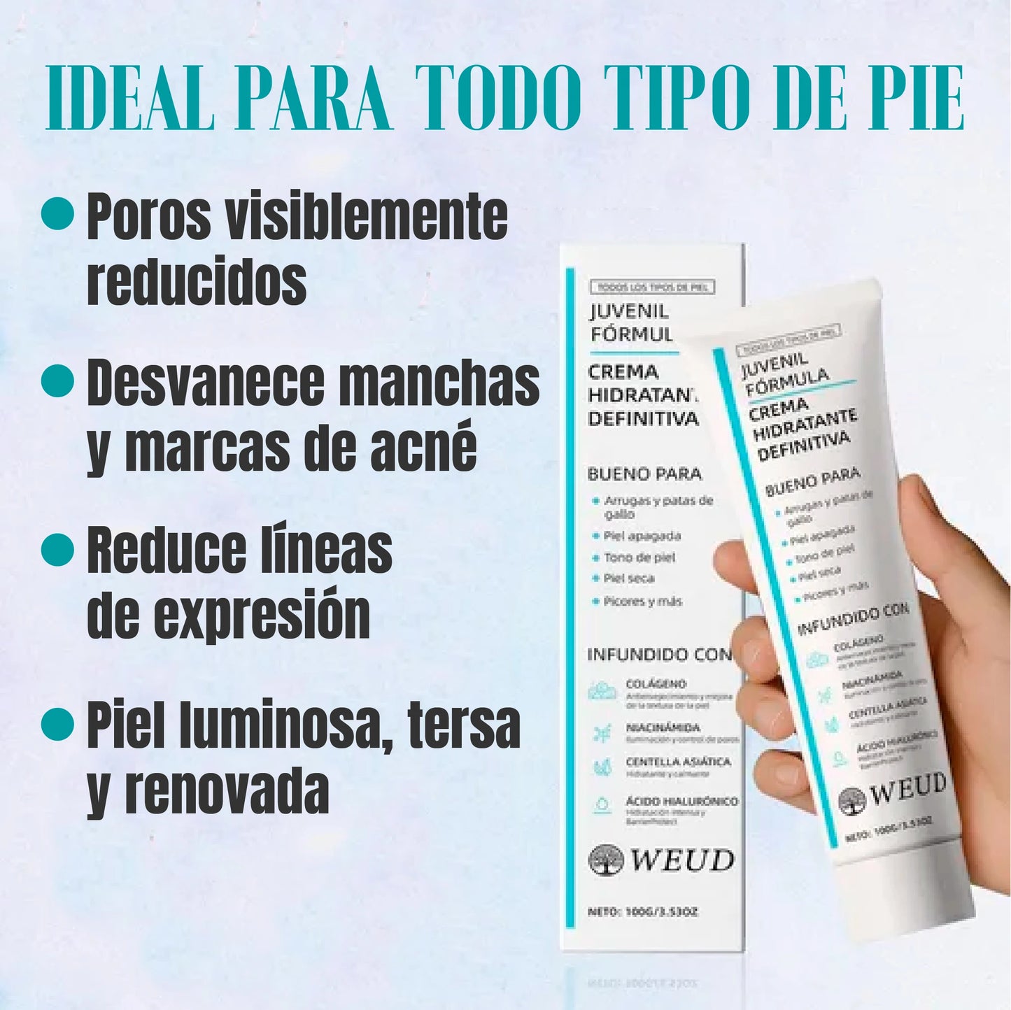 Crema coreana anti-edad y reductora de poros
