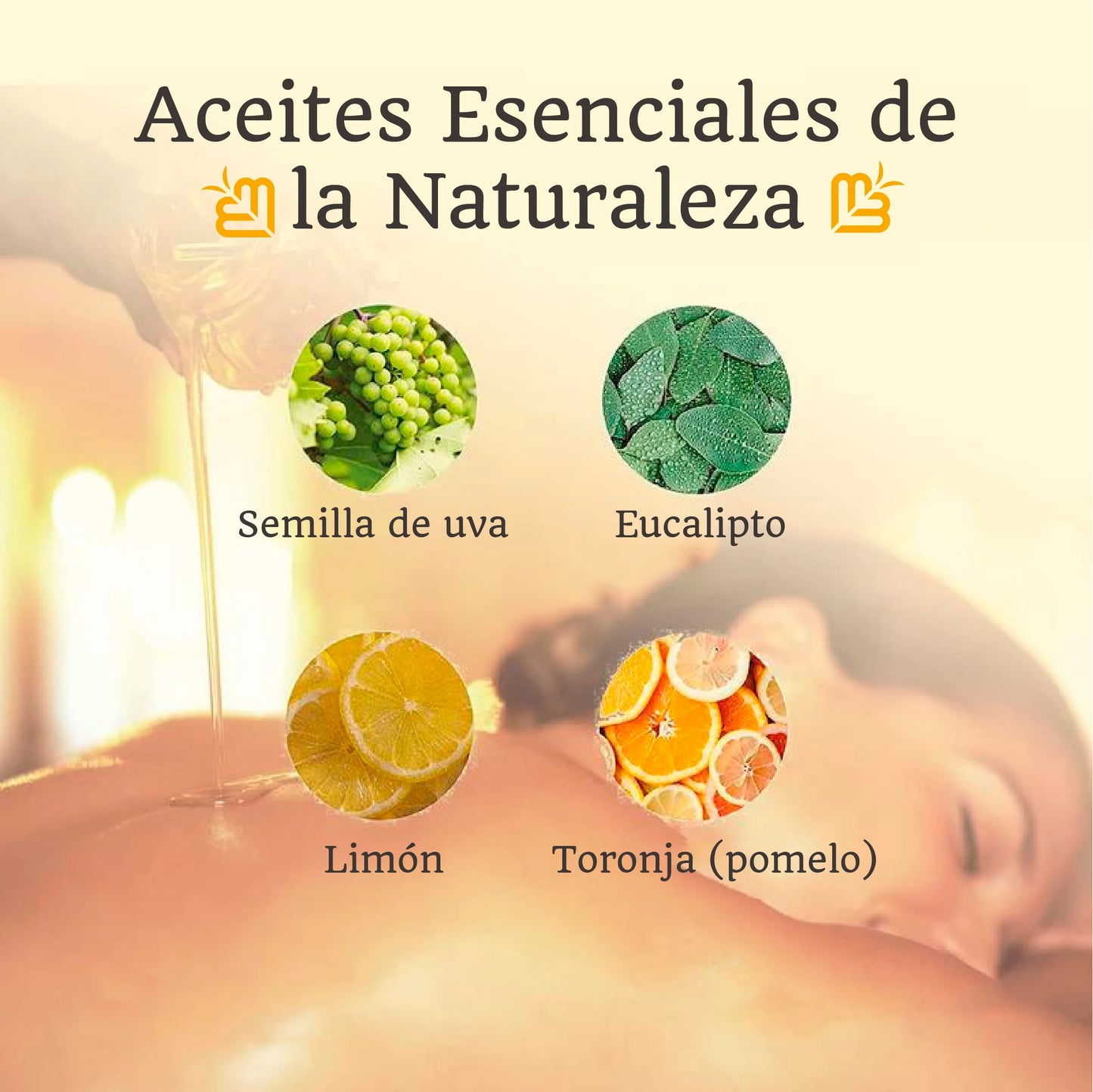Aceite de masaje anticelulítico con colágeno