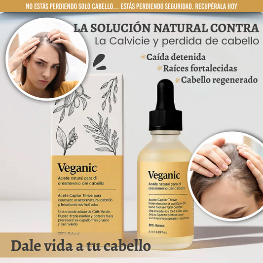 Aceite Natural Para rellenar entradas de calvicie