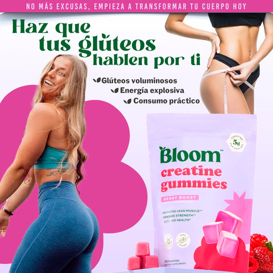 Gomitas de creatina para aumentar glúteos