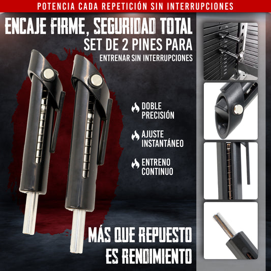 2 Pines para reducción de carga en máquina