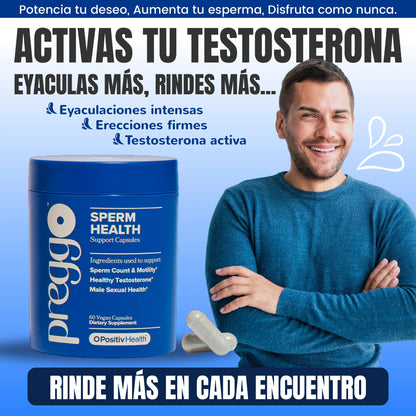 Suplemento Potenciador natural para de testosterona y esperma