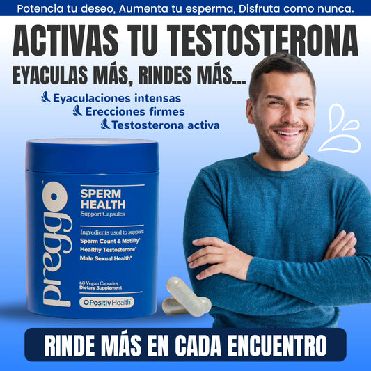Suplemento Potenciador natural para de testosterona y esperma