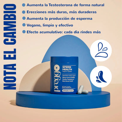 Suplemento Potenciador natural para de testosterona y esperma