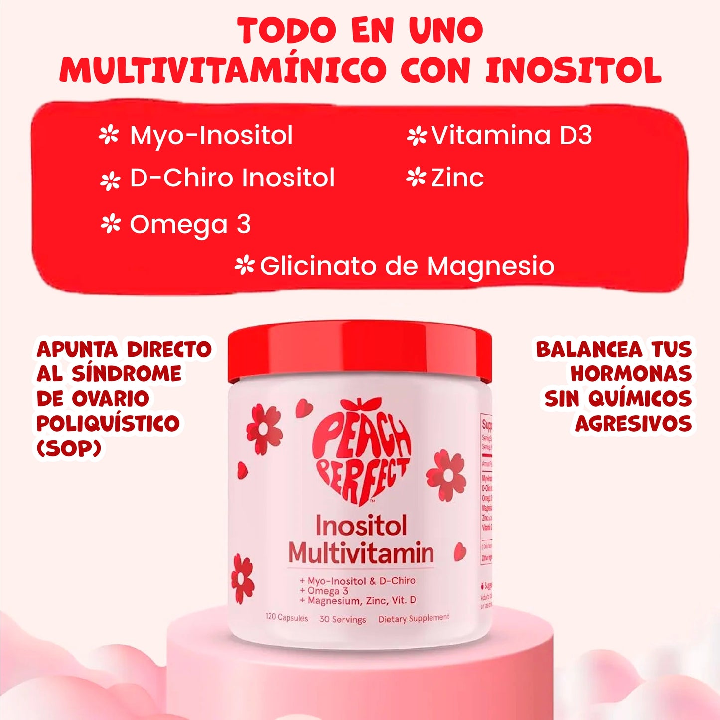 Suplemento natural para activar tu fertilidad femenina