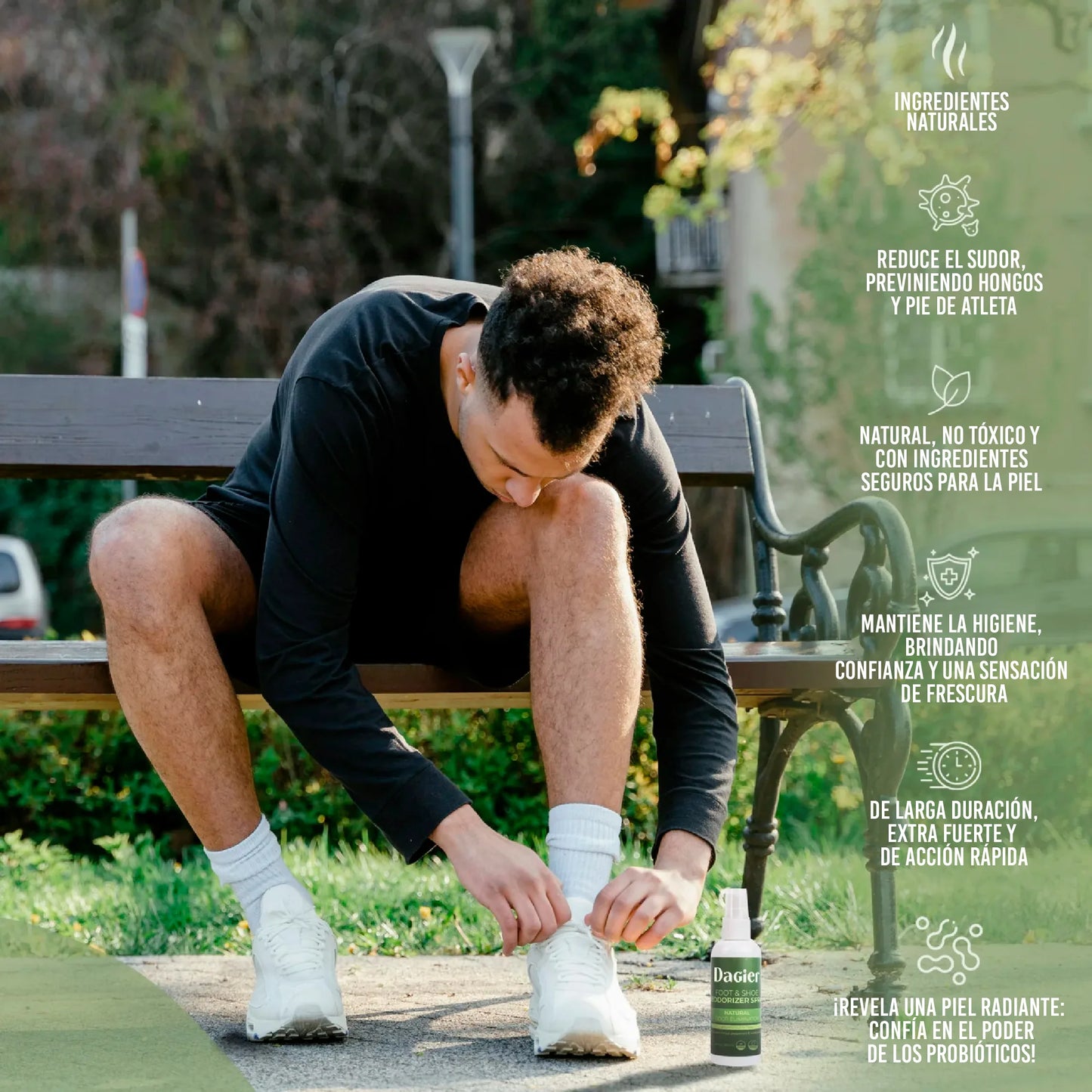 Desodorante clínico deportivo| Elimina los hongos y el mal olor