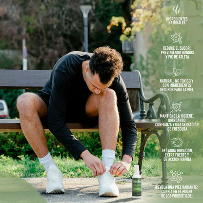 Desodorante clínico deportivo| Elimina los hongos y el mal olor