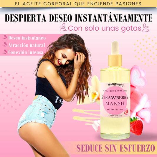 Aceite perfumado de lujo con feromonas