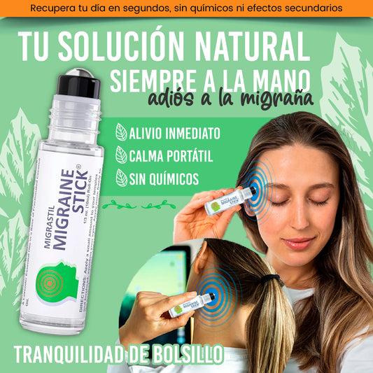Roll-On de Aromaterapia - Alivio Natural dolor de Cabeza y Cuello
