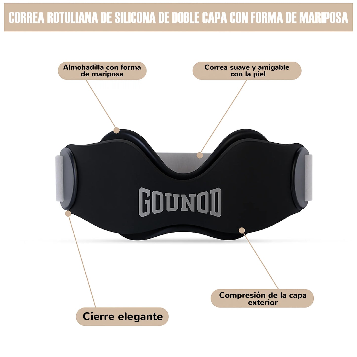 2 estabilizadores ortopédico de rótula