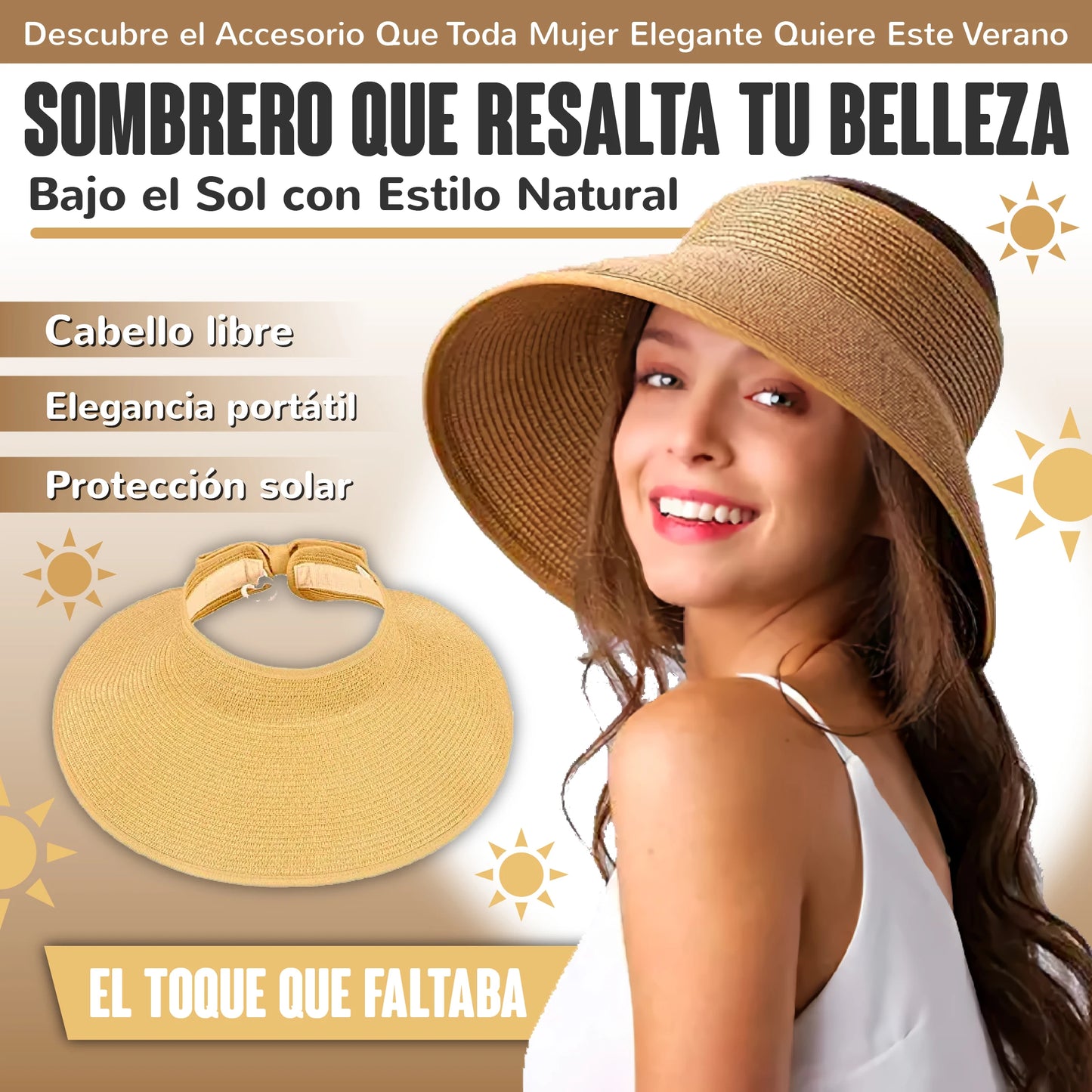 Sombrero Versátil para Outfits playeros