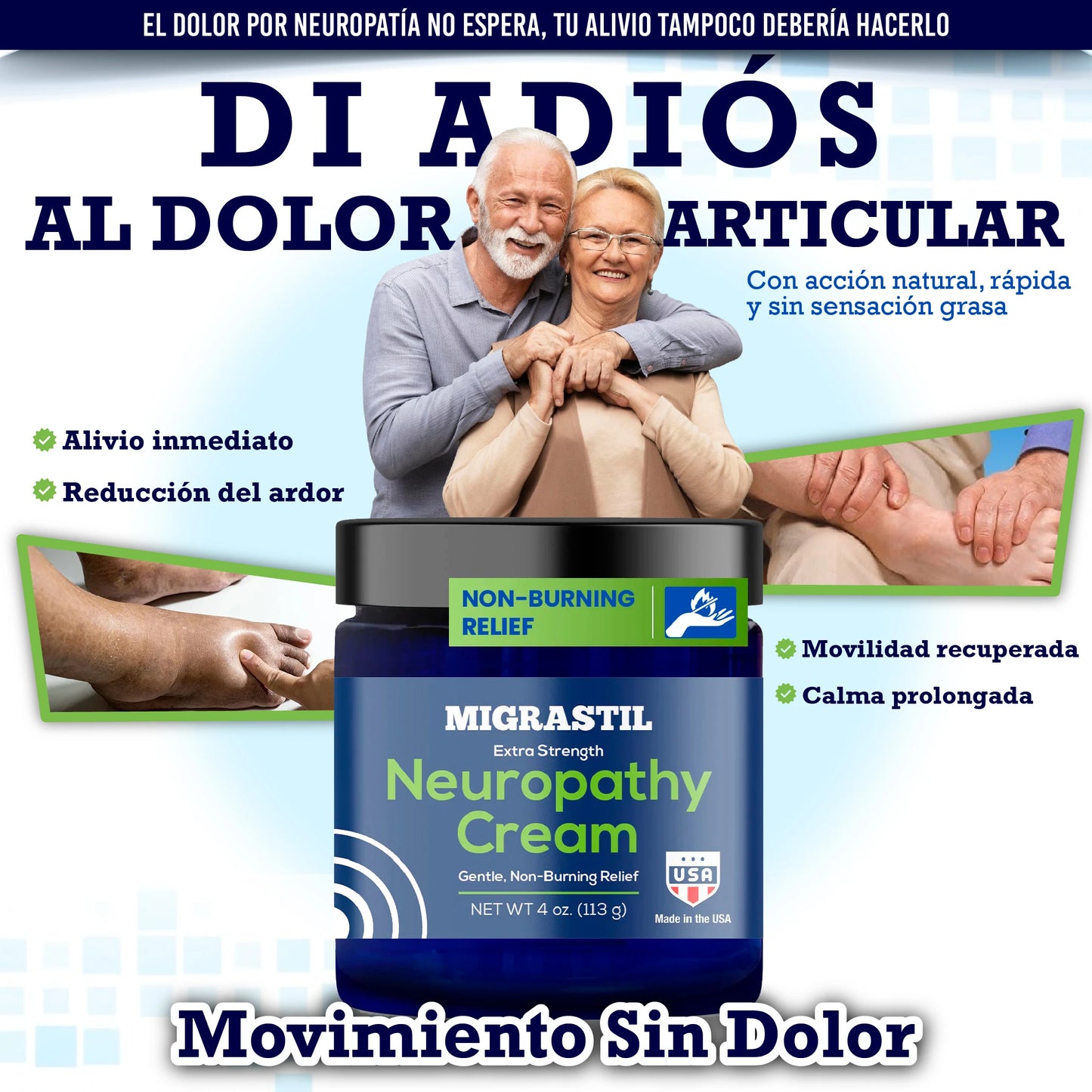 Crema para la neuropatía| alivio al instante