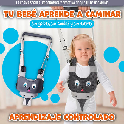 Andadera ergonómica con arnés ajustable de seguridad