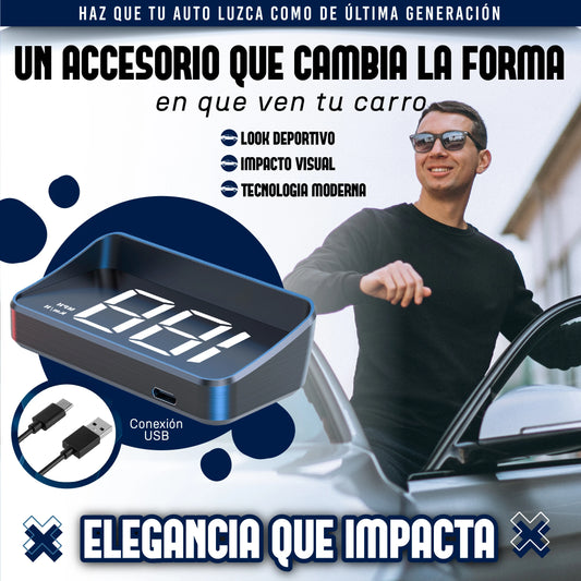 Proyector de velocidad inteligente para carro