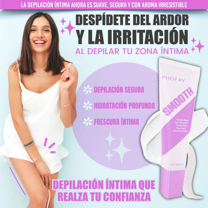 Crema depiladora de zona íntima para mujeres