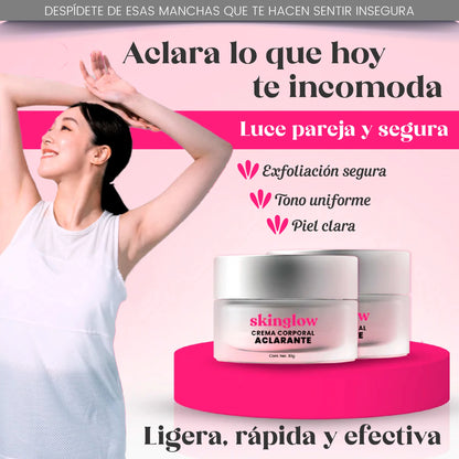 Crema Aclarante para zonas de la piel manchadas