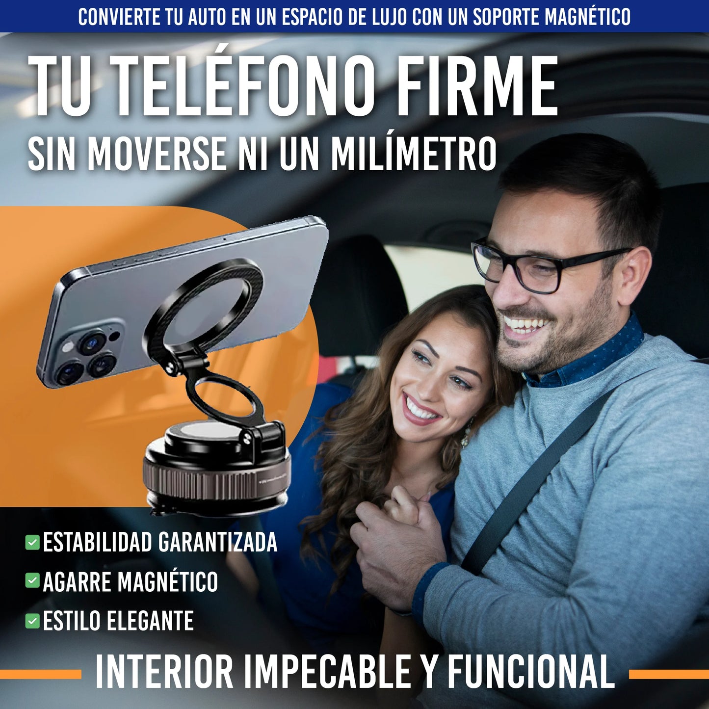 Soporte magnético MagSafe multiajustable para carro