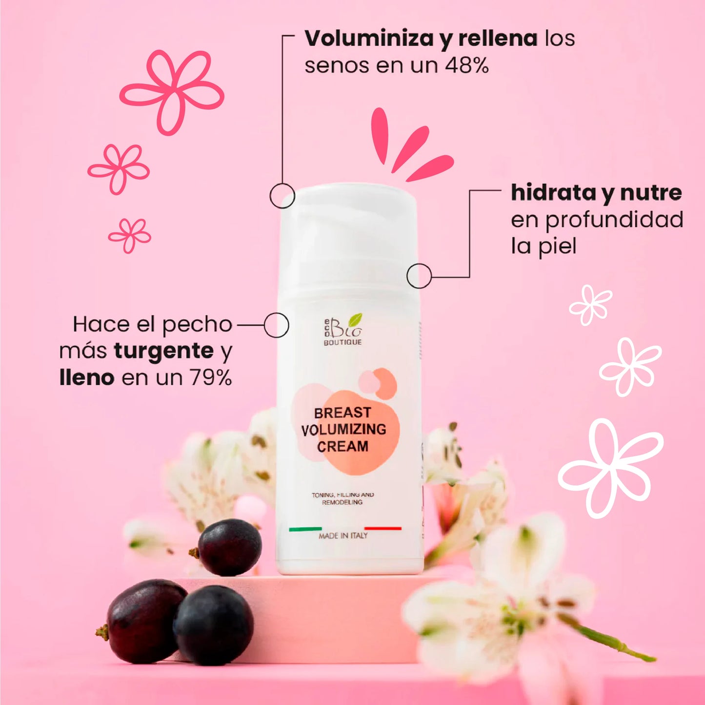 Crema Voluminizadora de Busto