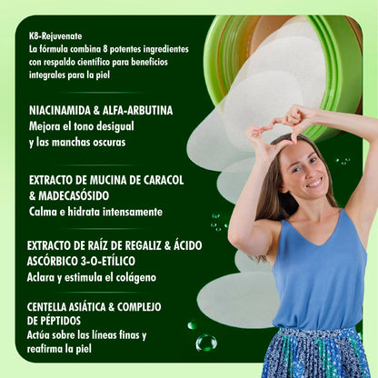 Almohadillas coreanas despigmentantes | Aclara partes oscuras