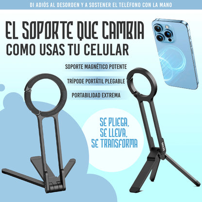 Trípode Portátil con Fijación Magnética