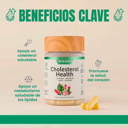 Suplemento natural para el colesterol y la salud cardíaca