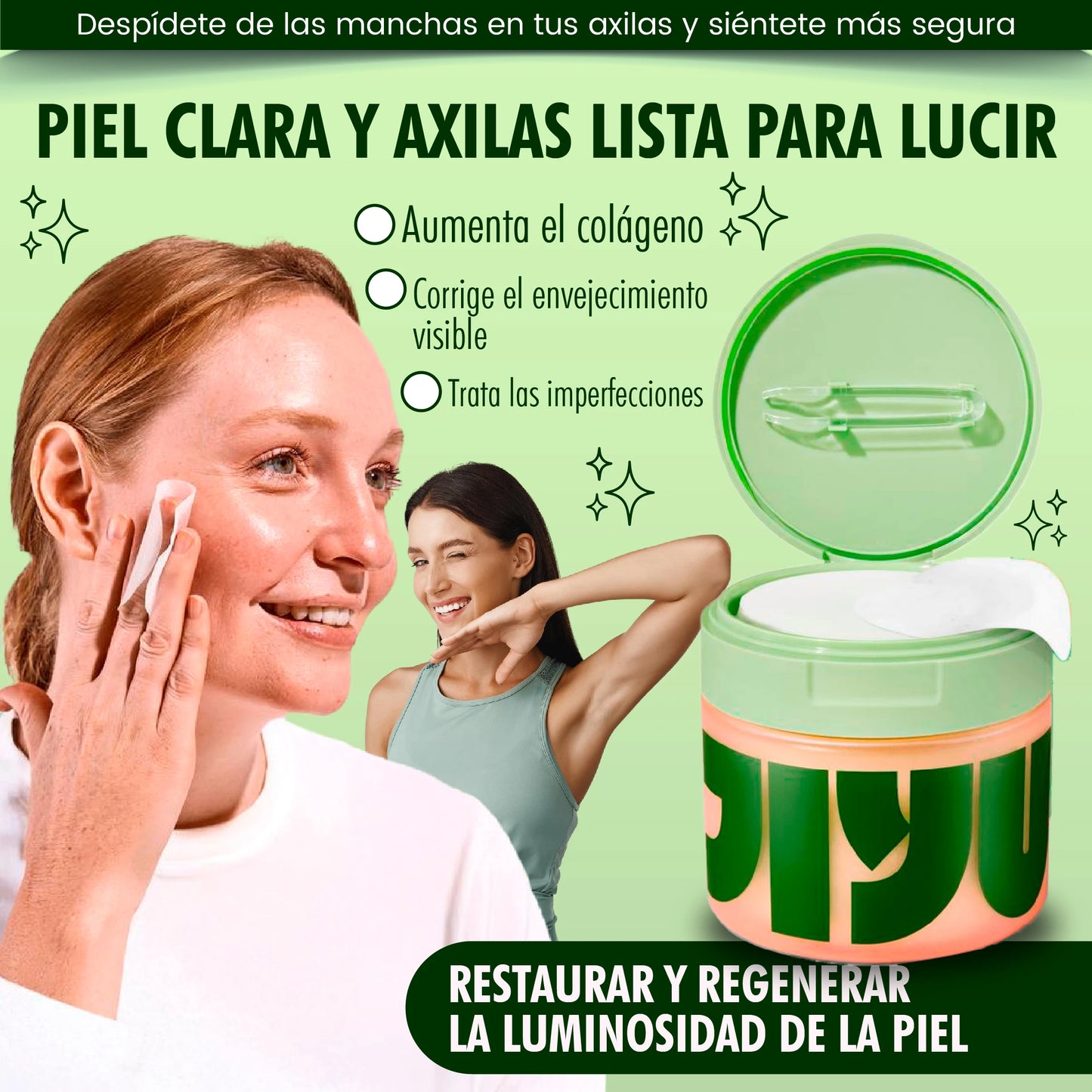 Almohadillas coreanas despigmentantes | Aclara partes oscuras