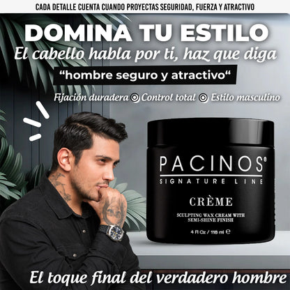 Crema de peinado profesional para hombres