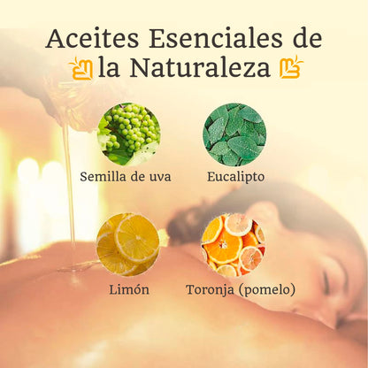 Aceite de masaje anticelulítico con colágeno