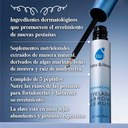 Suero Profesional para Cejas y Pestañas de Impacto