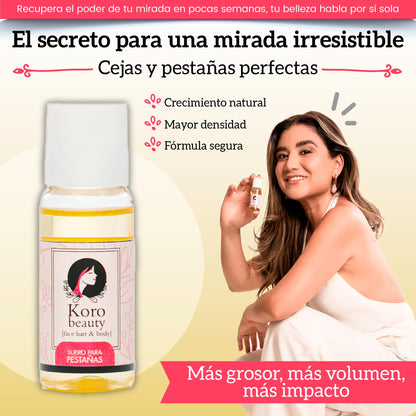 Suero para crecimiento de cejas y pestañas