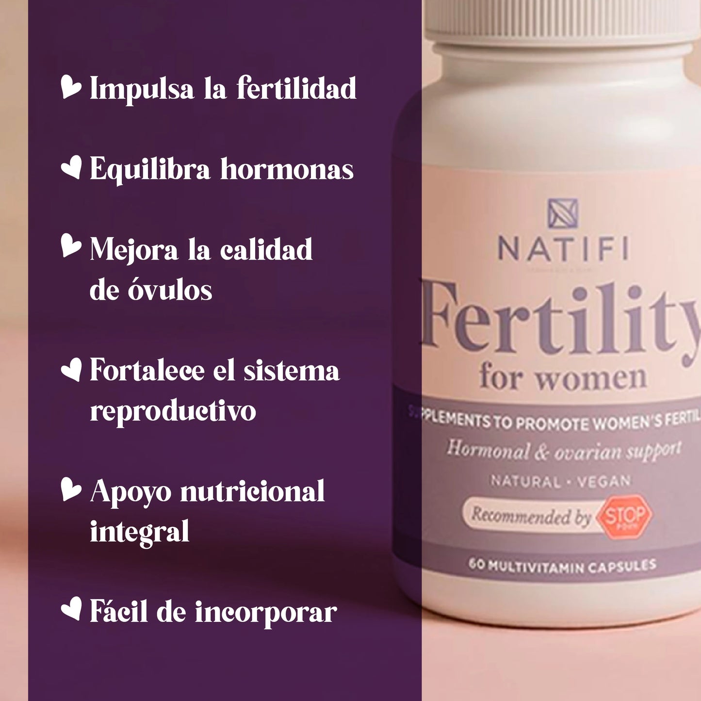 Vitaminas para Fertilidad y Embarazo Saludable