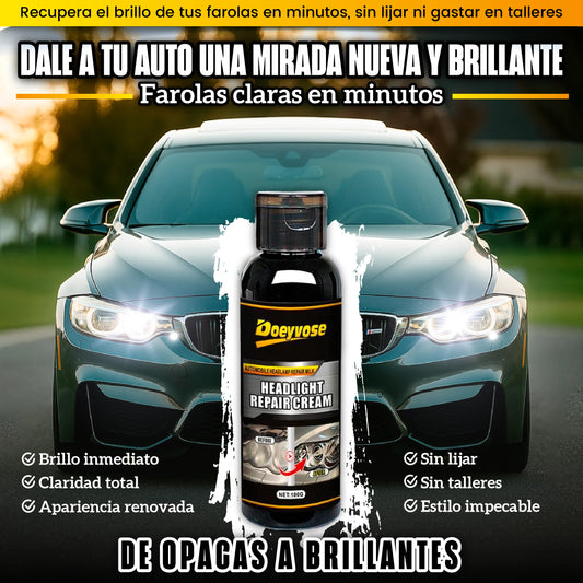 Restaurador y limpiador profesional para farolas de autos