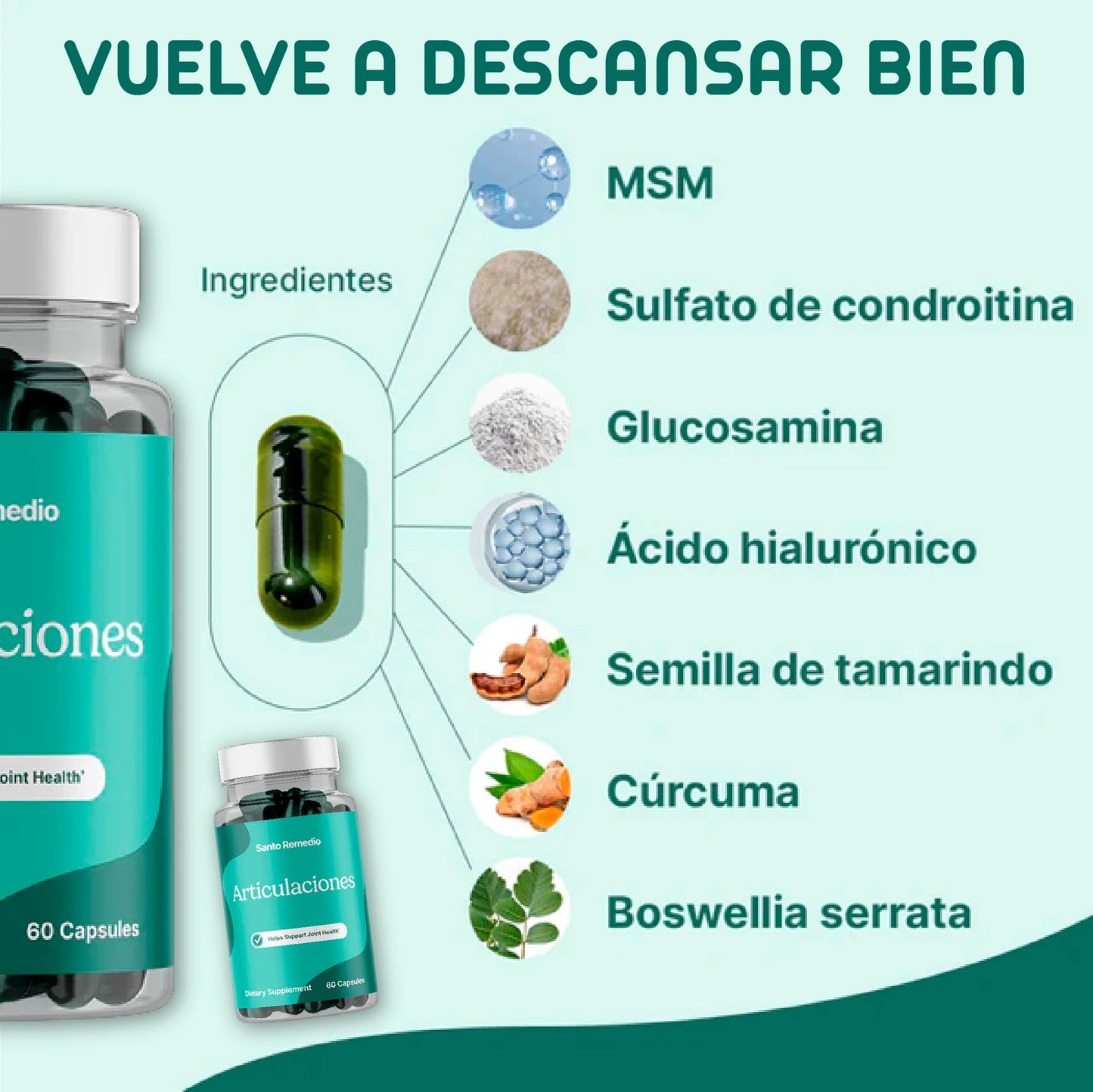 Suplemento natural para articulaciones