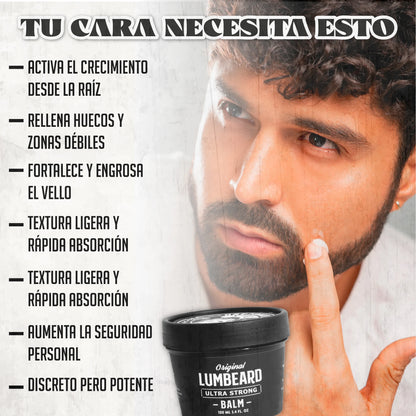Bálsamo Intensivo para Crecimiento de Barba Minoxidil 20%