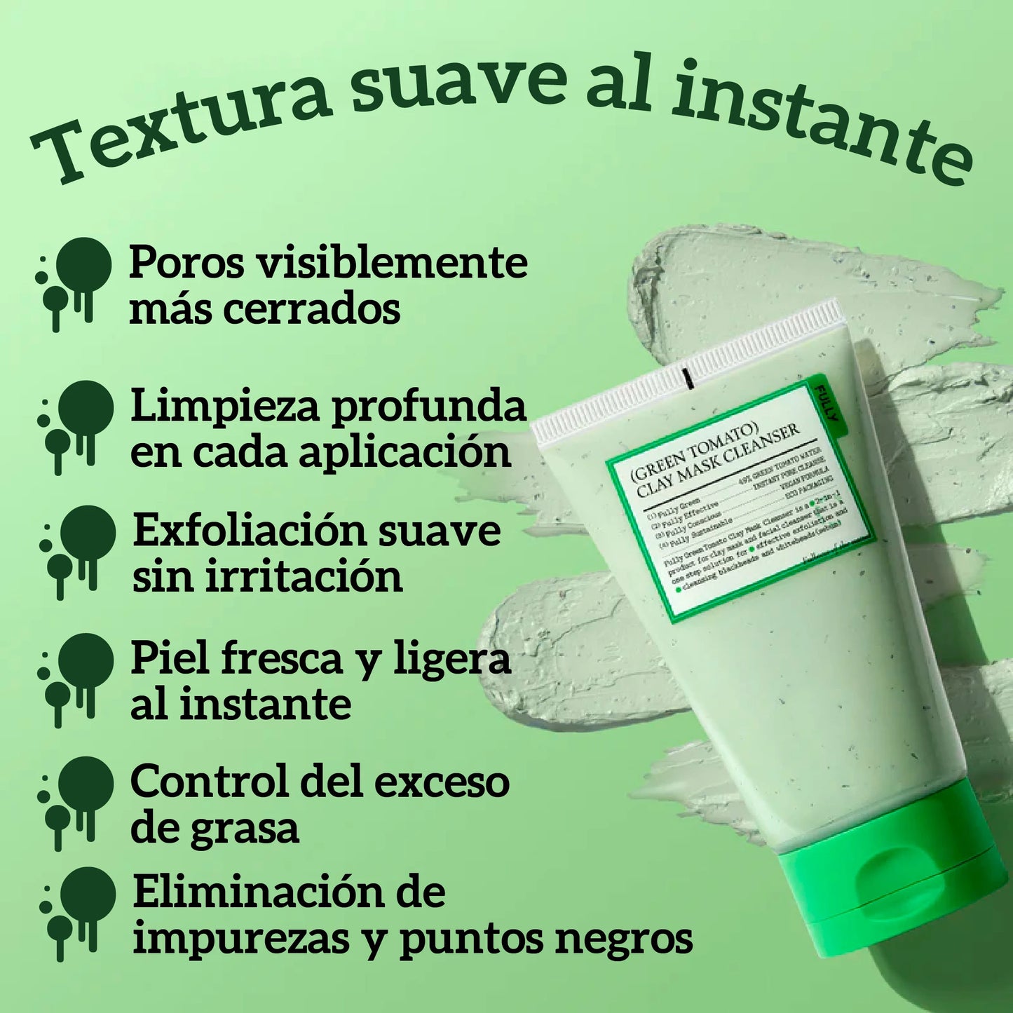 Mascarilla de arcilla para los poros y eliminar puntos negros