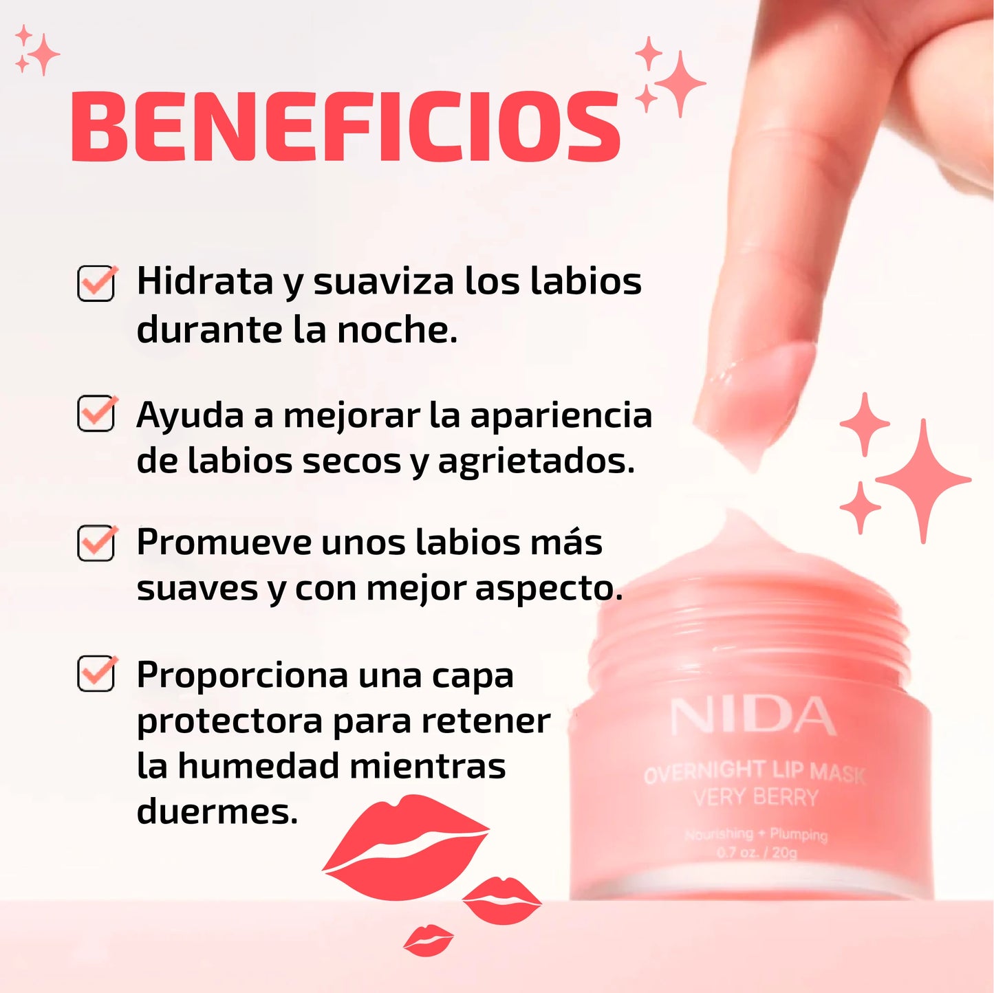 Bálsamo hidratante coreano para labios