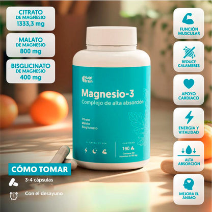 Magnesio | Energía, Sueño y Recuperación Total