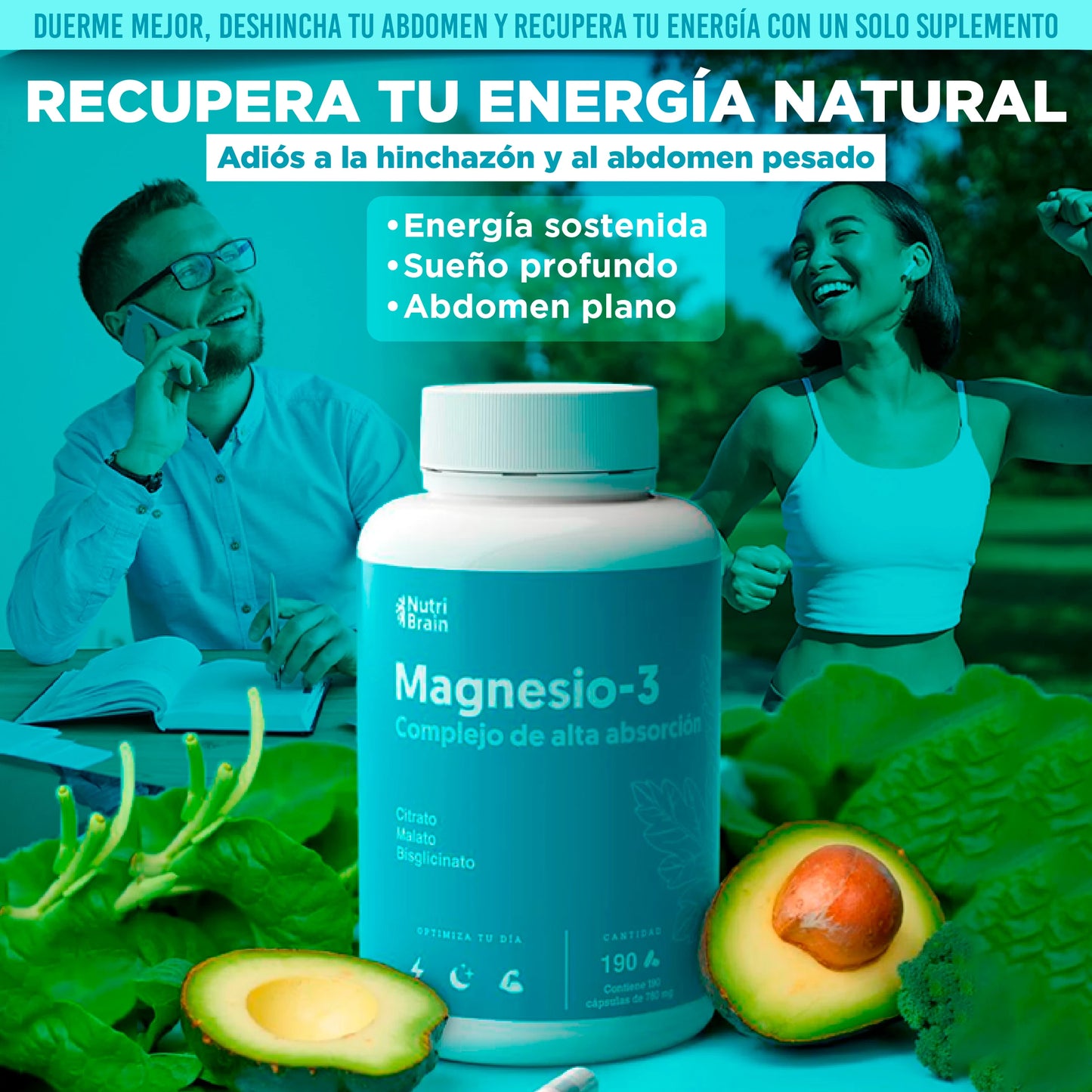 Magnesio | Energía, Sueño y Recuperación Total