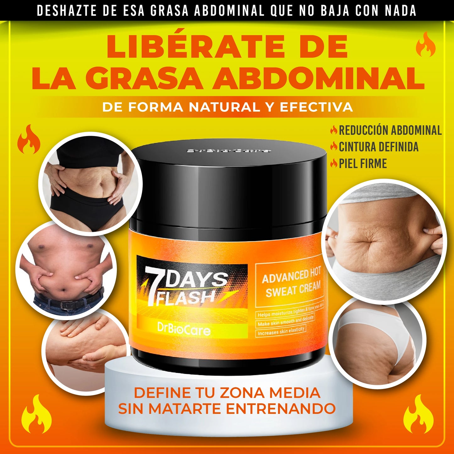 Crema Reductora Térmica Natural